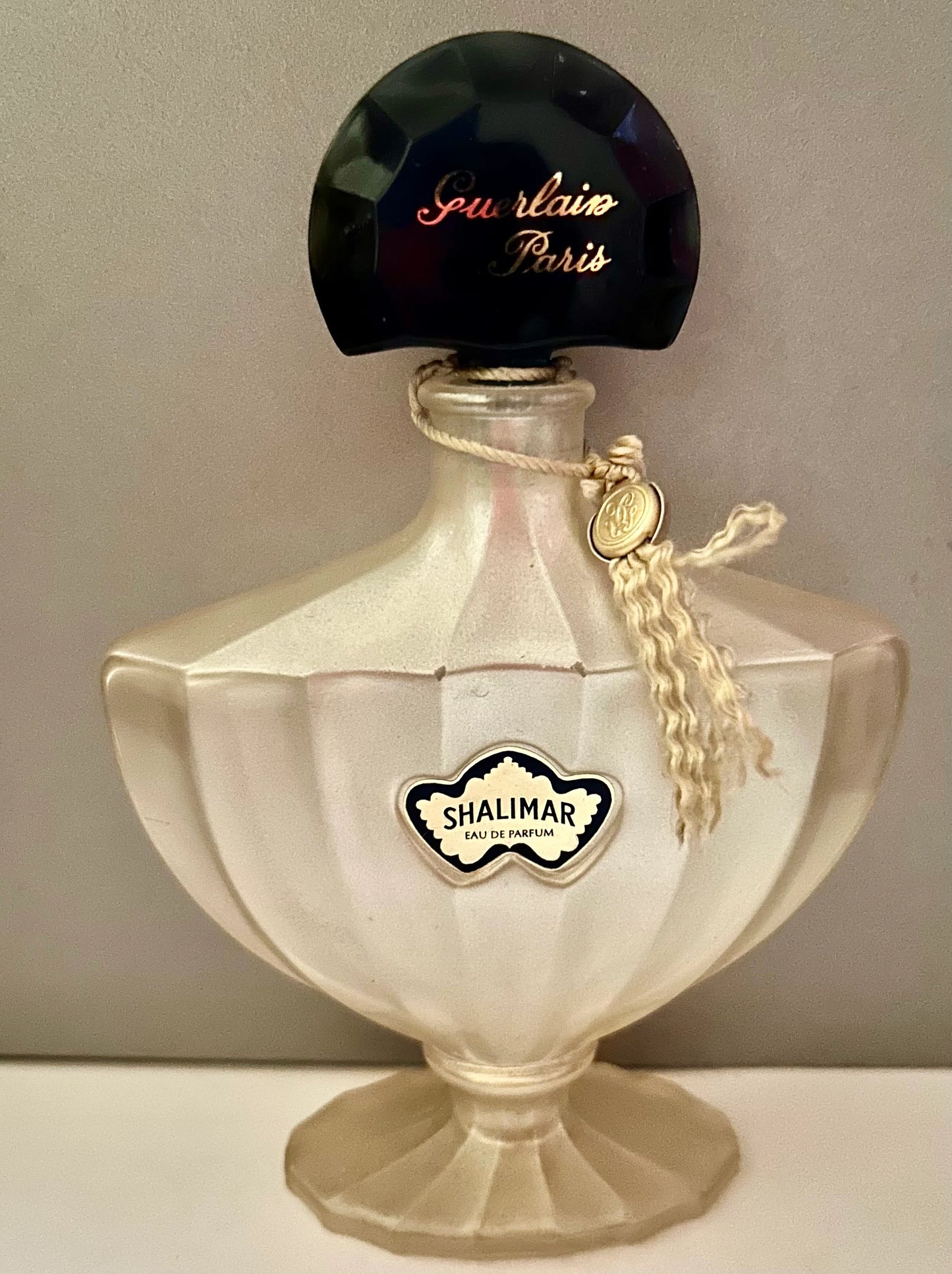 Guerlain Shalimar 60ml empty bottle, vintage, rare